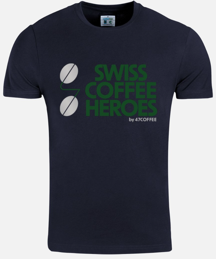 
                  
                    T-shirt a maniche corte dei CoffeeHeroes
                  
                