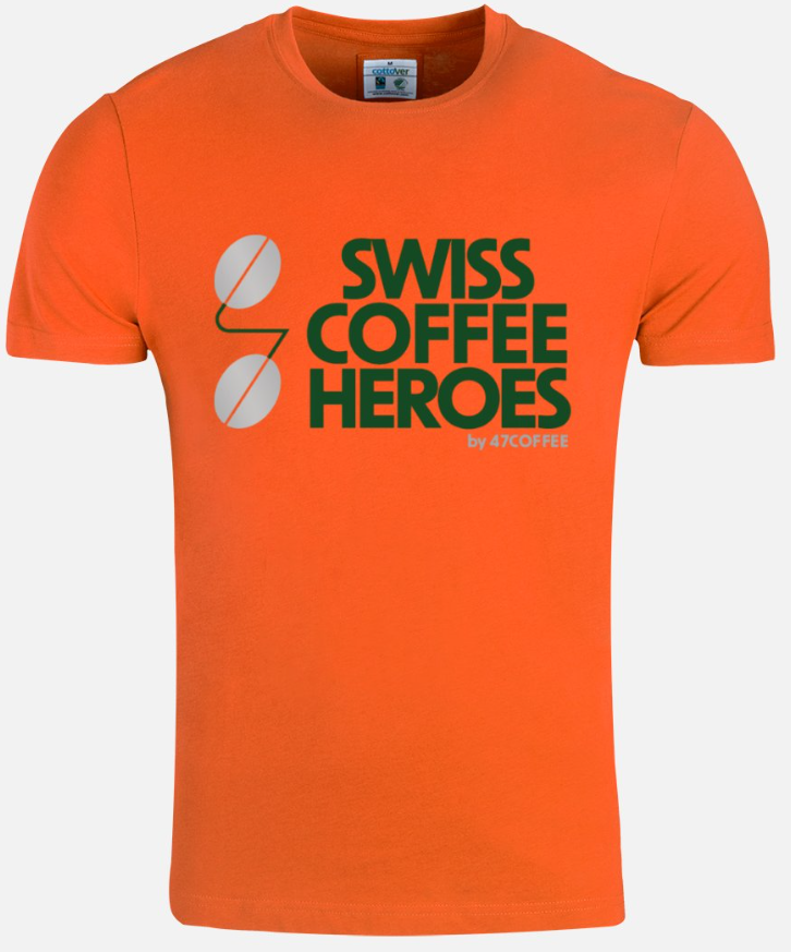 
                  
                    T-shirt a maniche corte dei CoffeeHeroes
                  
                