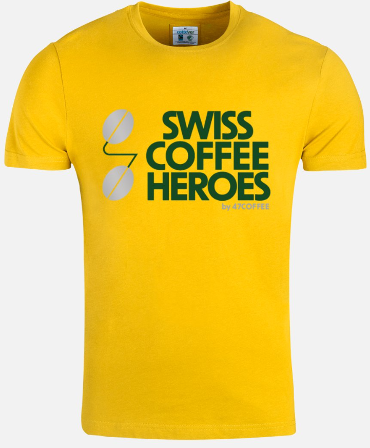 
                  
                    T-shirt a maniche corte dei CoffeeHeroes
                  
                